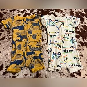 Carter's Yellow and White Baby Rompers Set